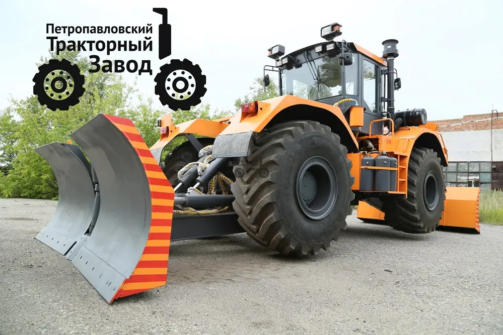 Двухсторонний колесный бульдозер универсальный
